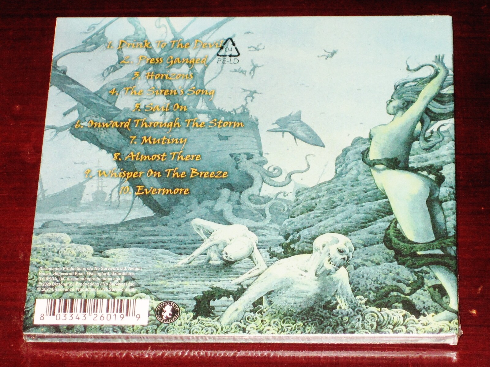 Elixir: Voyage Of The Eagle CD 2020 Dissonance Productions UK Digipak NEW