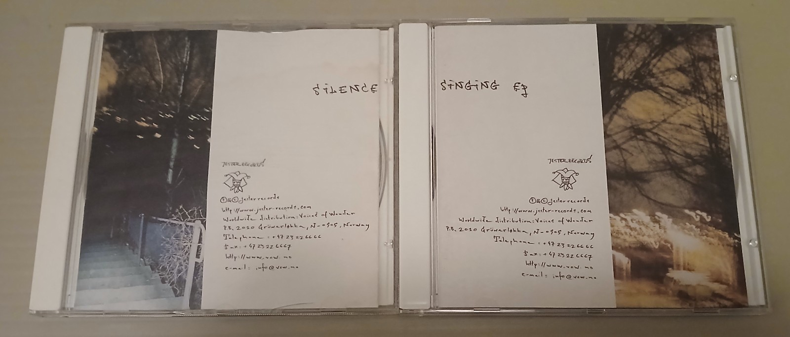 Ulver - 2 CDs - Silence Teaches & Silencing The Singing 2001 Jester VG+ RARE!