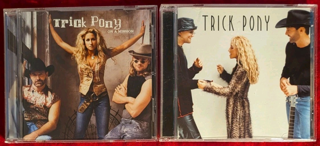 Trick Pony (2 CD Collection) On A Mission, Self-Titled VG Condition Country
