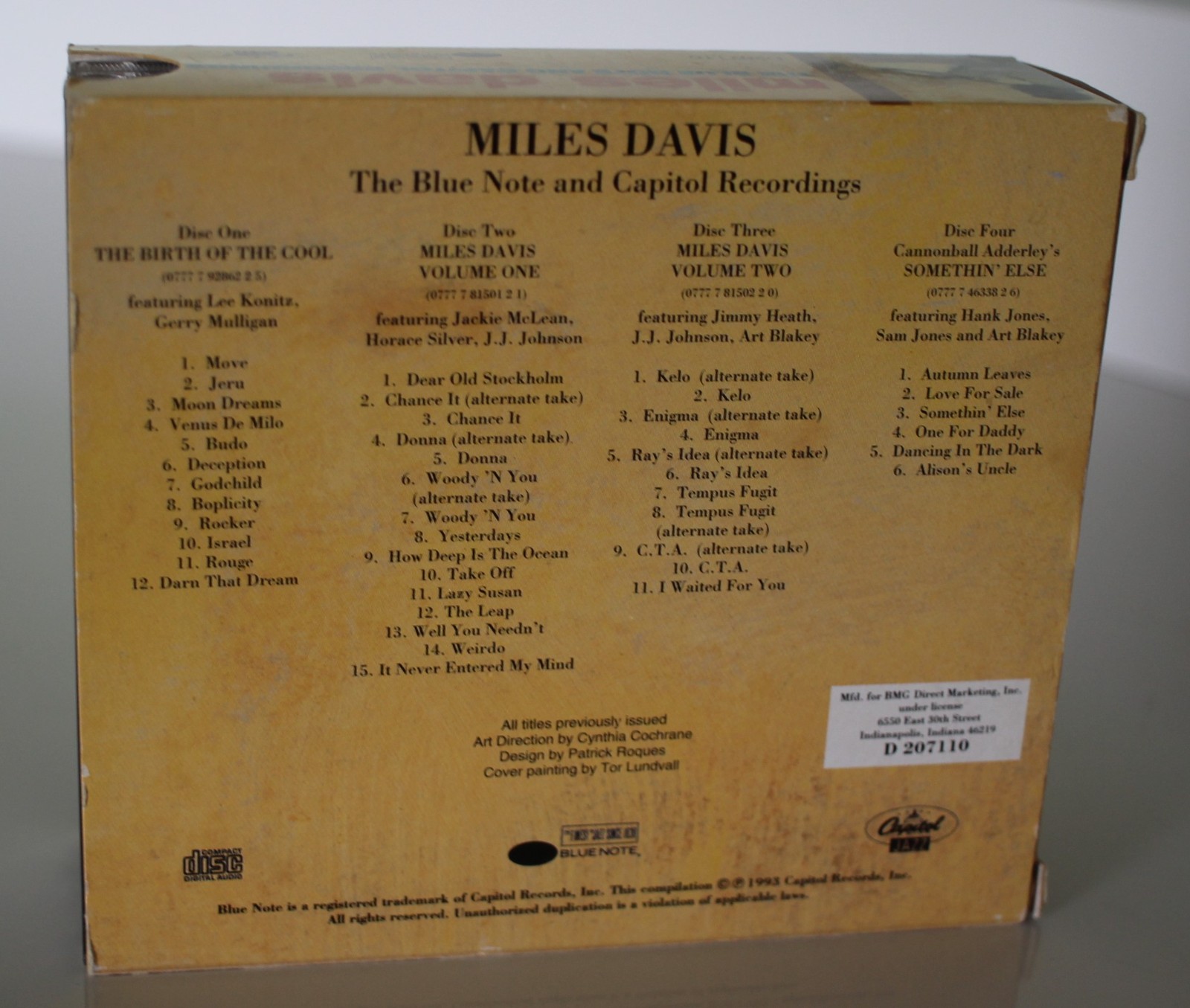 Miles Davis *The Blue note & Capitol Recordings CD box set *NM* Ex condition