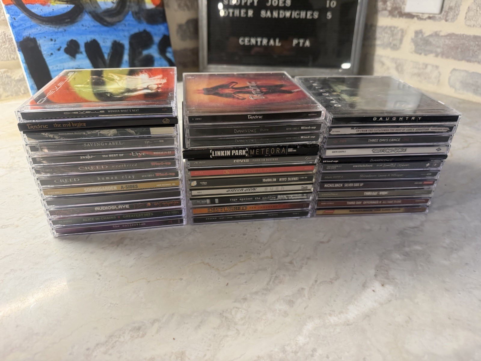 Rock From 2000’s Lot Of 34 - Creed, Three Days Grace, Alice, Audioslave Etc