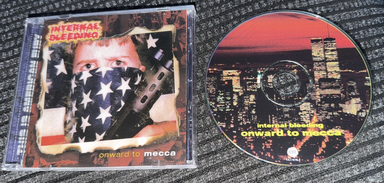 INTERNAL BLEEDING - Onward to Mecca CD 2004 Olympic 1st press SLAM death metal