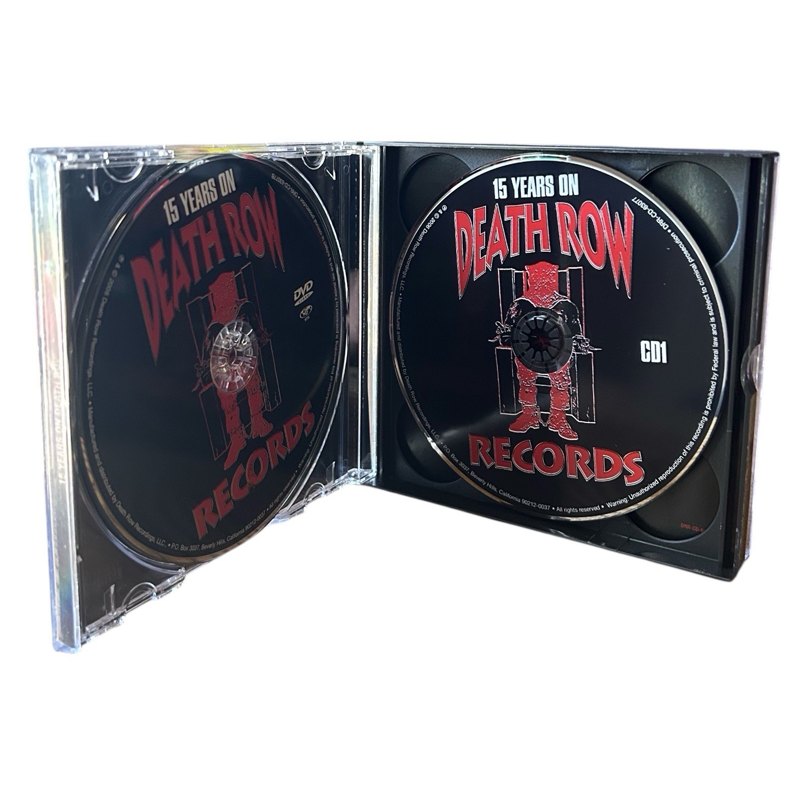 15 Years On Death Row 2CD + DVD The Definitive Collection Dr Dre Snoop Doggy Dog