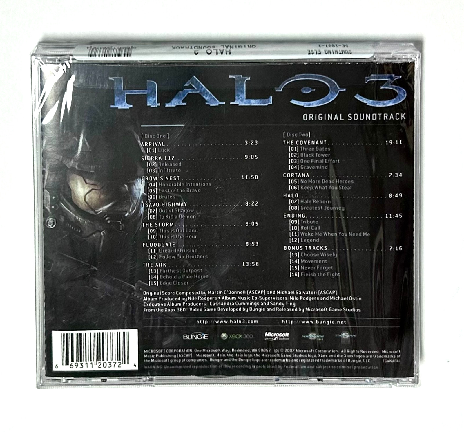 Halo 3 (Original Game Soundtrack) 2-Disk Set (CD, 2007)