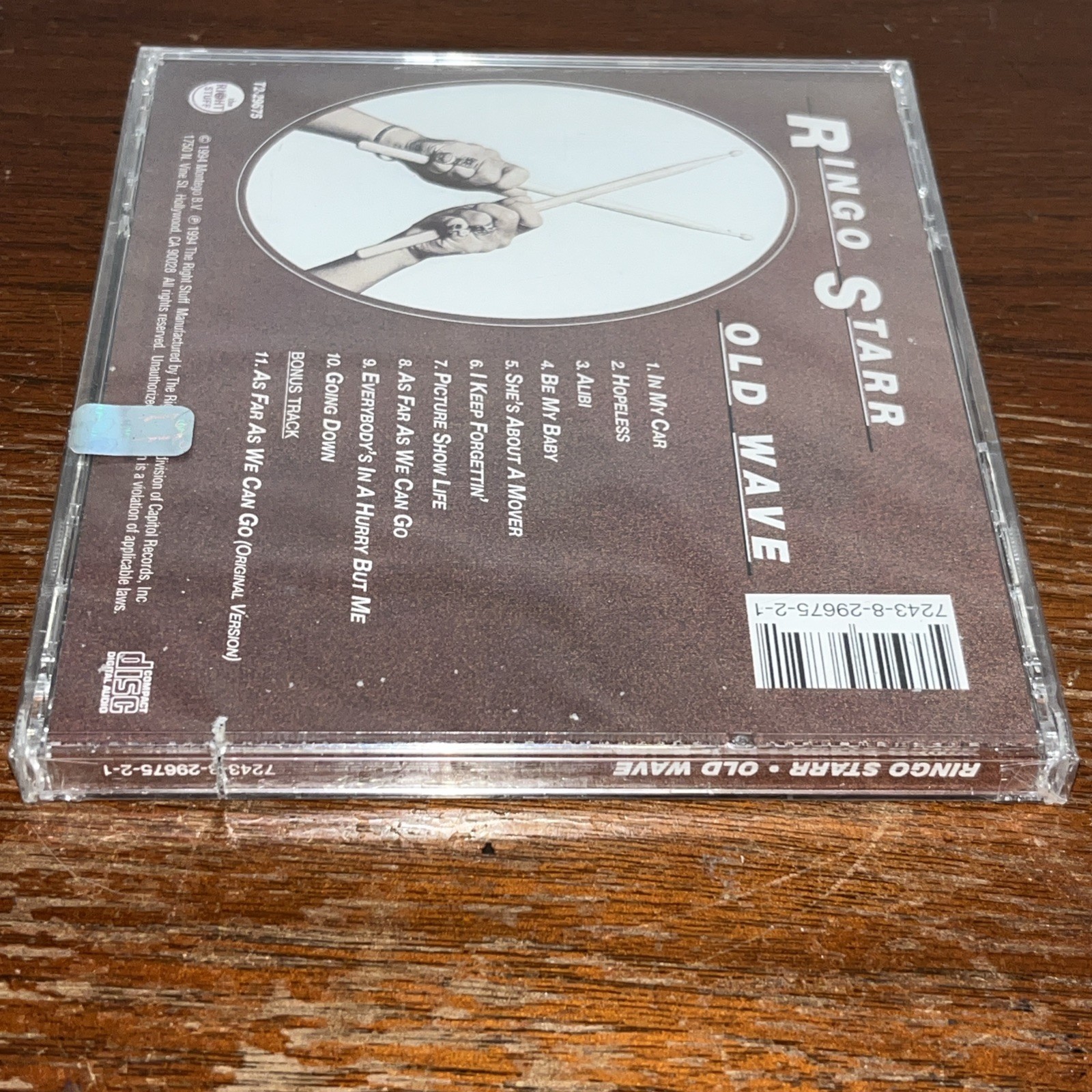 Ringo Starr Old Wave CD Collectors Edition Sealed CD with Hype Sticker Promo Cut
