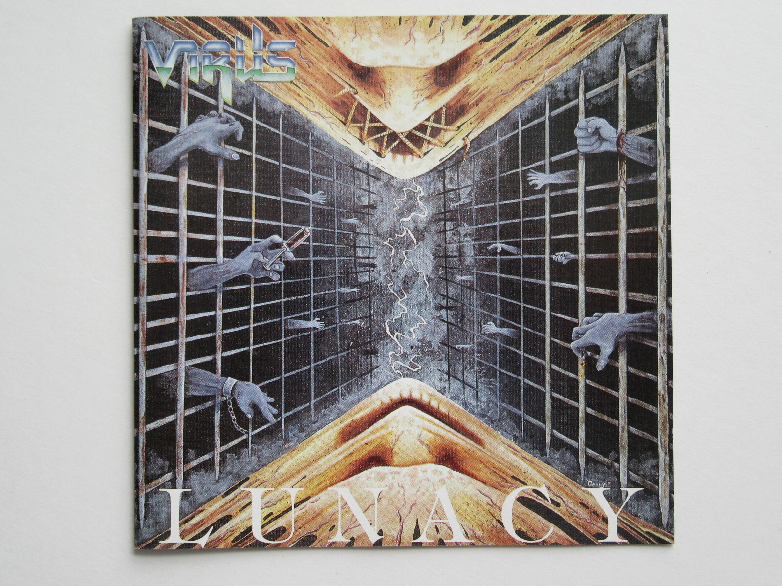 VIRUS Lunacy CD 1989 MEGA RARE OOP THRASH ORIGINAL 1st PRESSING on METALWORKS!!!