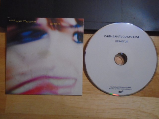 RARE PROMO When Saints Go Machine CD Konkylie 2011 Denmark synth pop KELLY !