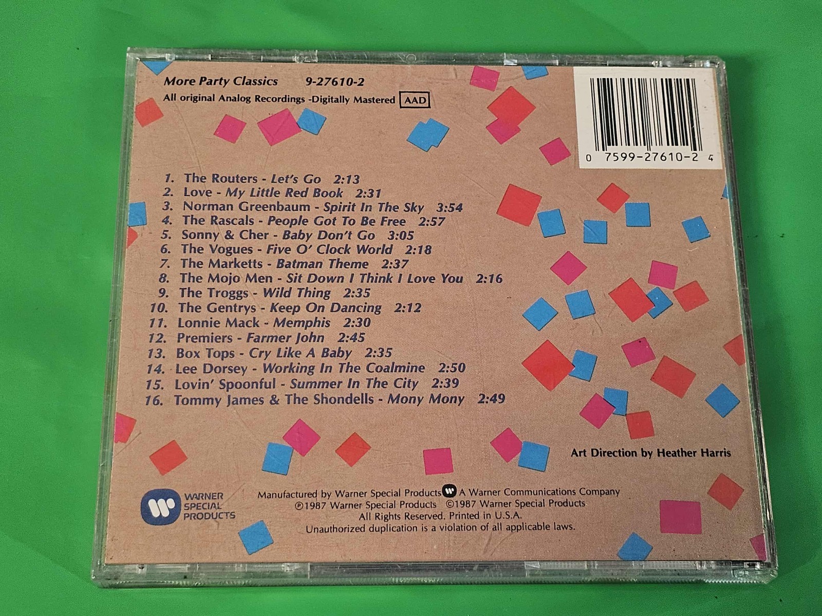 More Party Classics by Various Artists (CD, 1987, Warner Music) CD Free Shipping