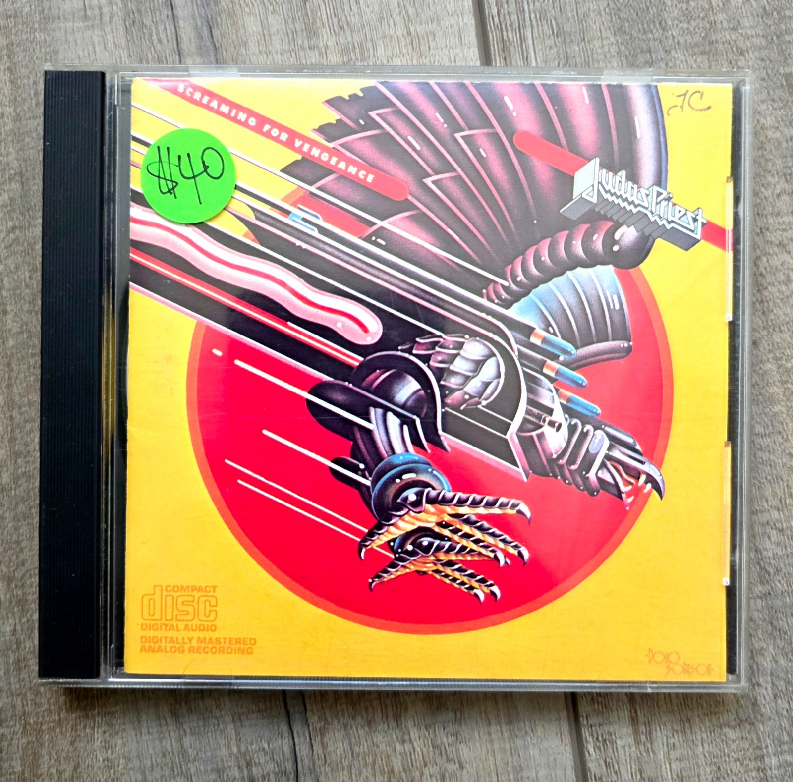 Original Pressing - Judas Priest Screaming For Vengeance CD - 1985 COPY - VG+
