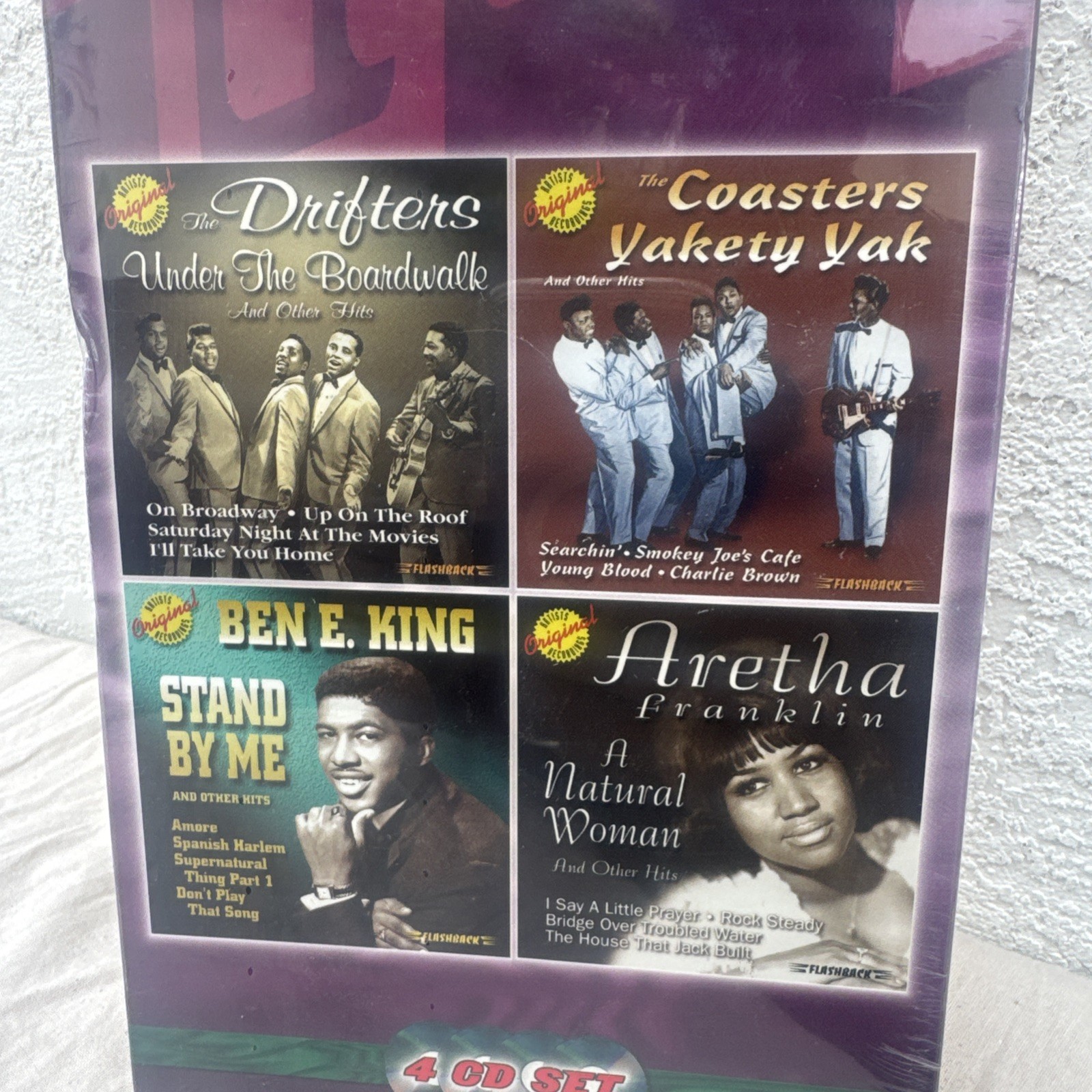 Soul Legends 4-CD Set NEW SEALED, Aretha Franklin, Drifters, Coasters, Ben King