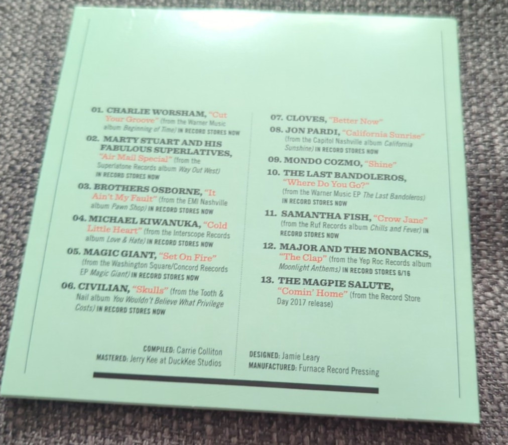 10 Years Celebrating The Indie Record Store April 22, 2017 Record Store Day CD
