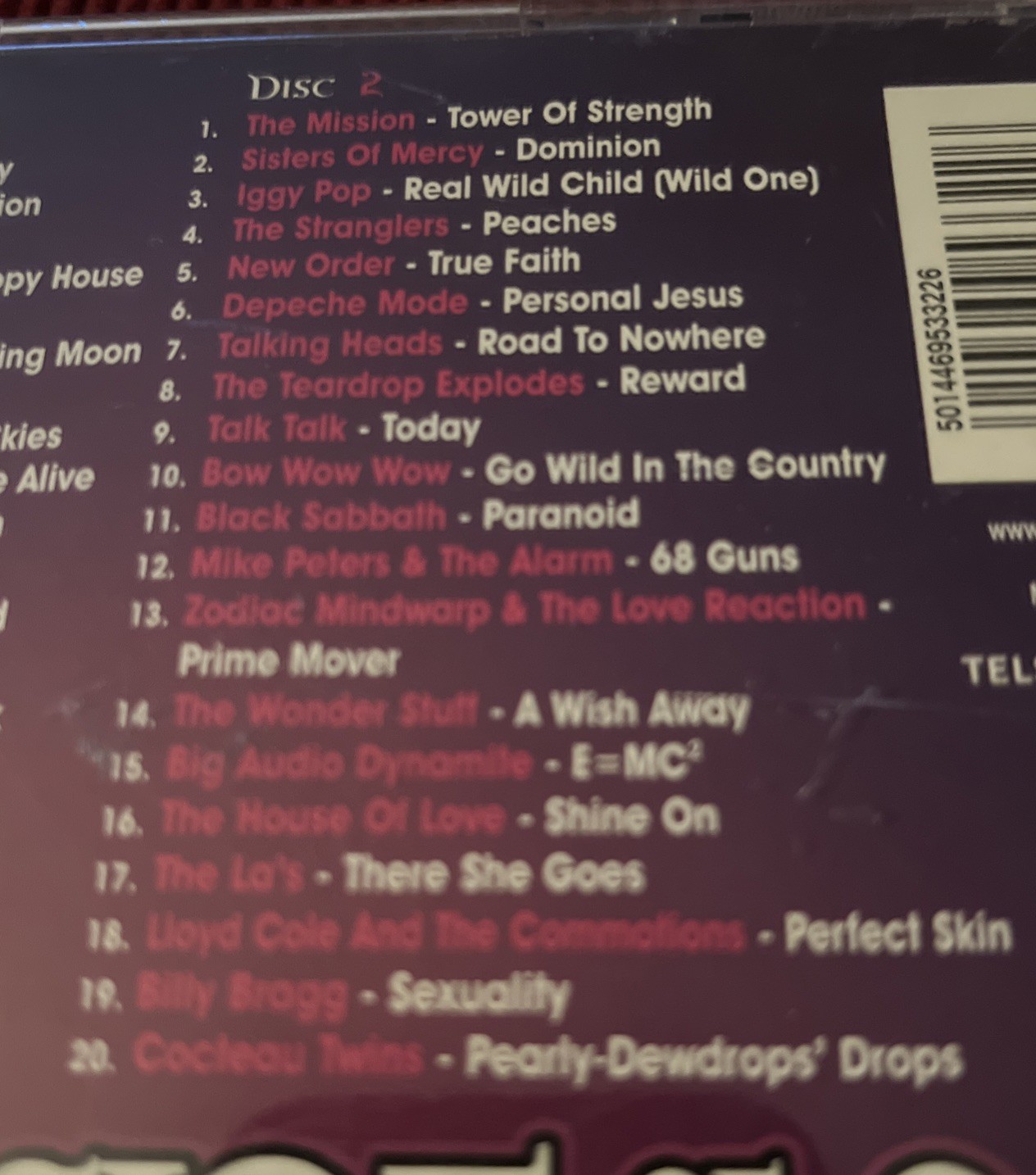 Various - Dark Side of the 80s (2X CDs) 2003 UK IMPORT/LTD ED/OUT OF PRINT/RARE