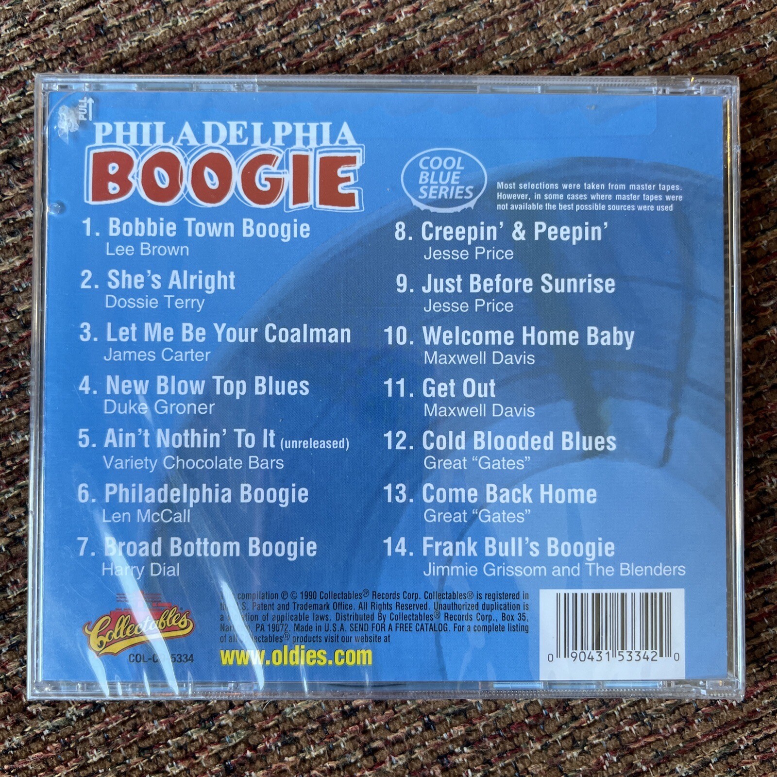 Rare BLUES / R&B CD - VARIOUS ARTISTS - "PHILADELPHIA BOOGIE" NEW SEALED