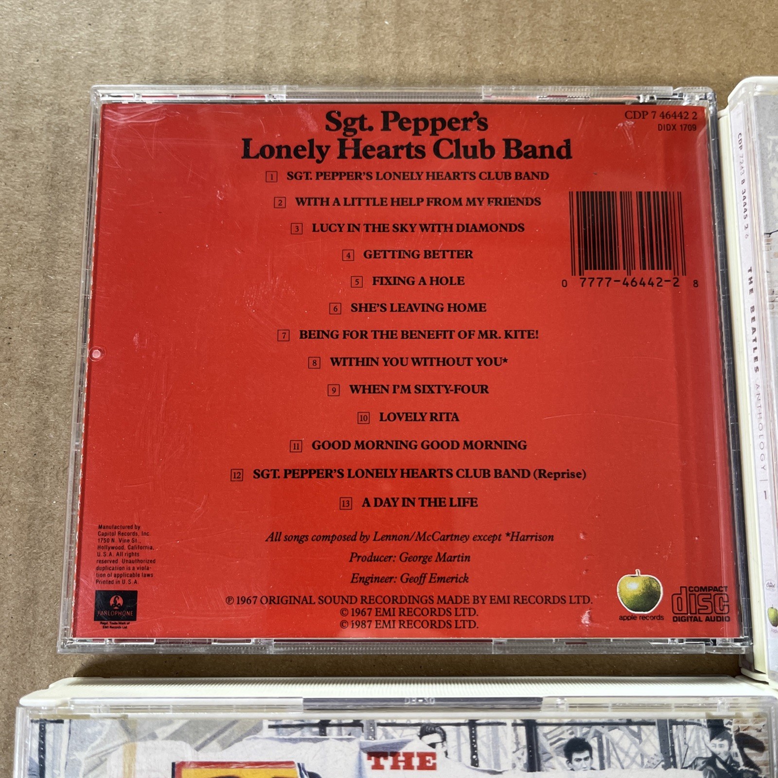 The Beatles Lot of 4 CDs SGT Peppers Lonely Anthology British Invasion McCartney
