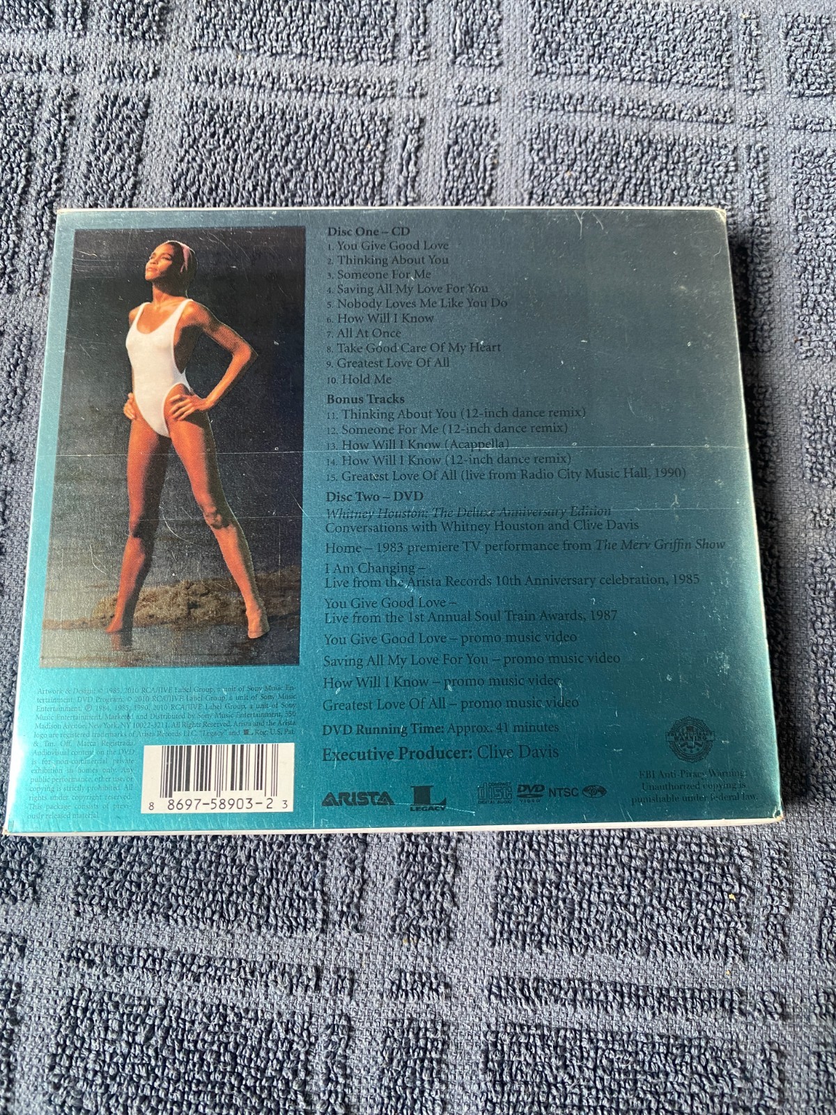 NEW - Whitney Houston The Deluxe Anniversary Edition (CD, DVD 2010) Sealed