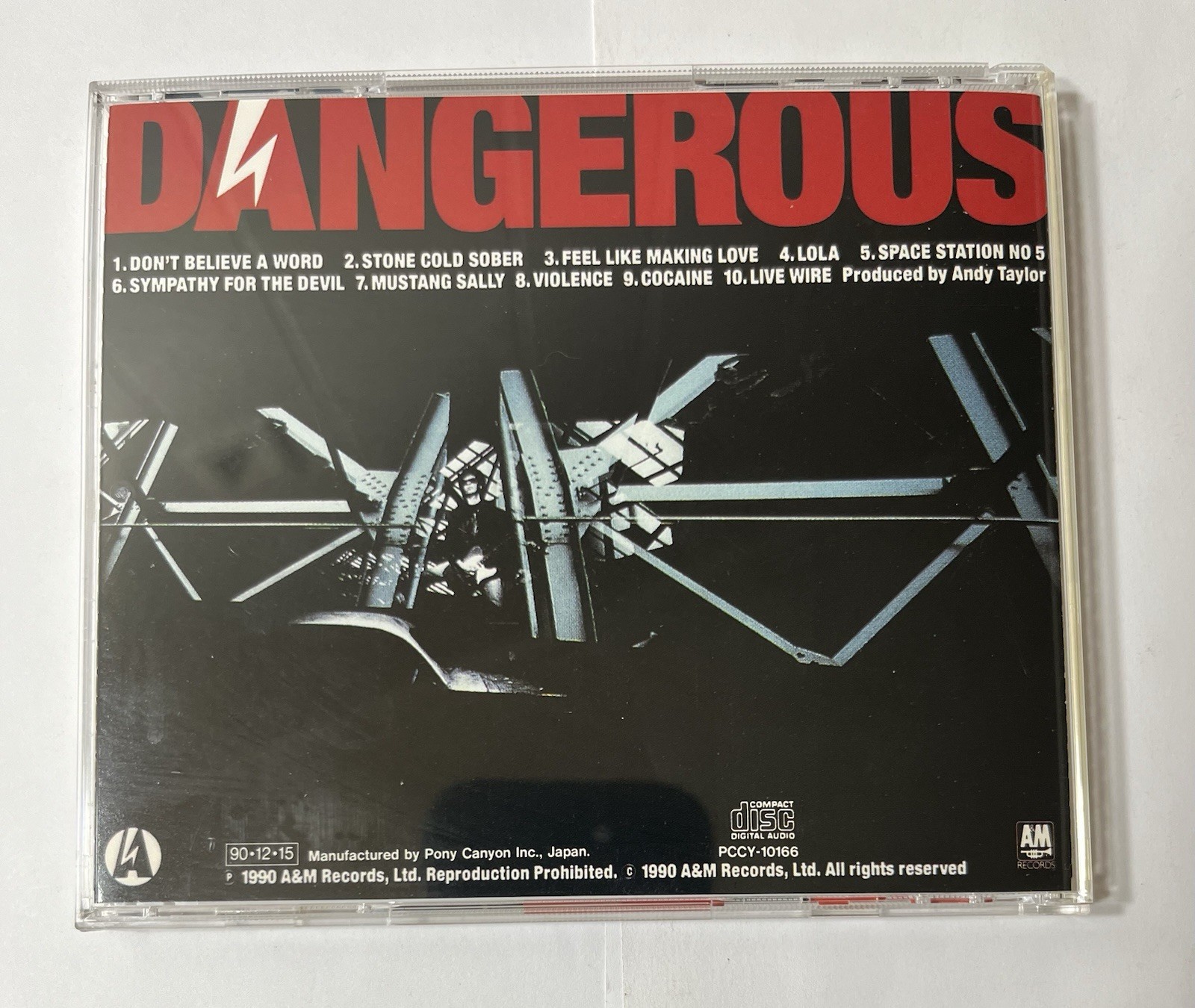 Andy Taylor – Dangerous (CD) JAPAN OBI PCCY-10166 ** - Fast Shipping!