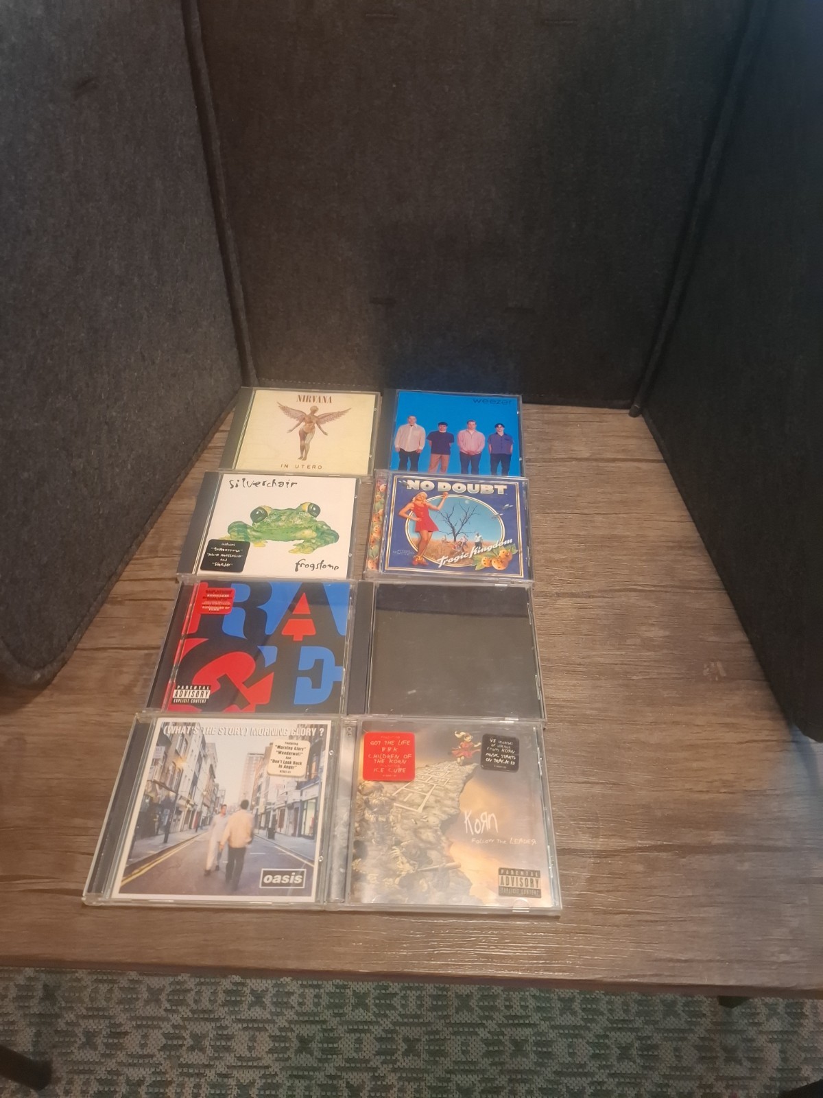 90s CD lot Alternative Rock Nirvana Silverchair Weezer Oasis Metallica Korn Rage