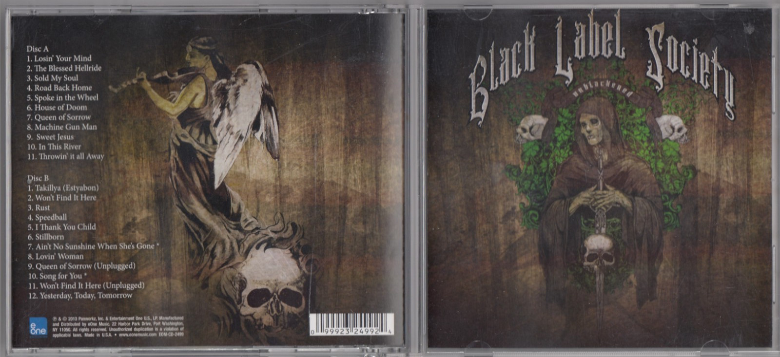 Black Label Society - Unblackened (CD, 2013)