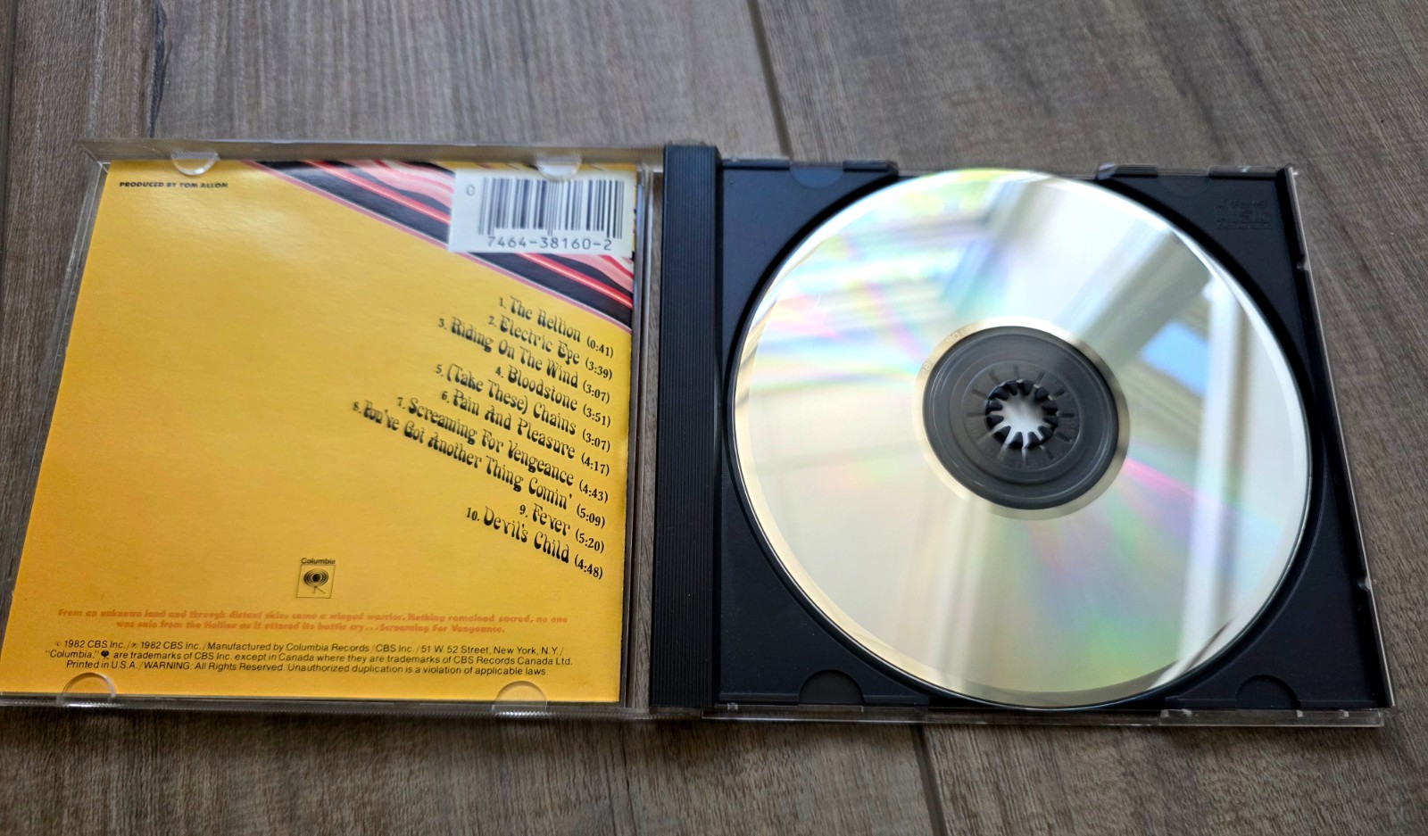 Original Pressing - Judas Priest Screaming For Vengeance CD - 1985 COPY - VG+