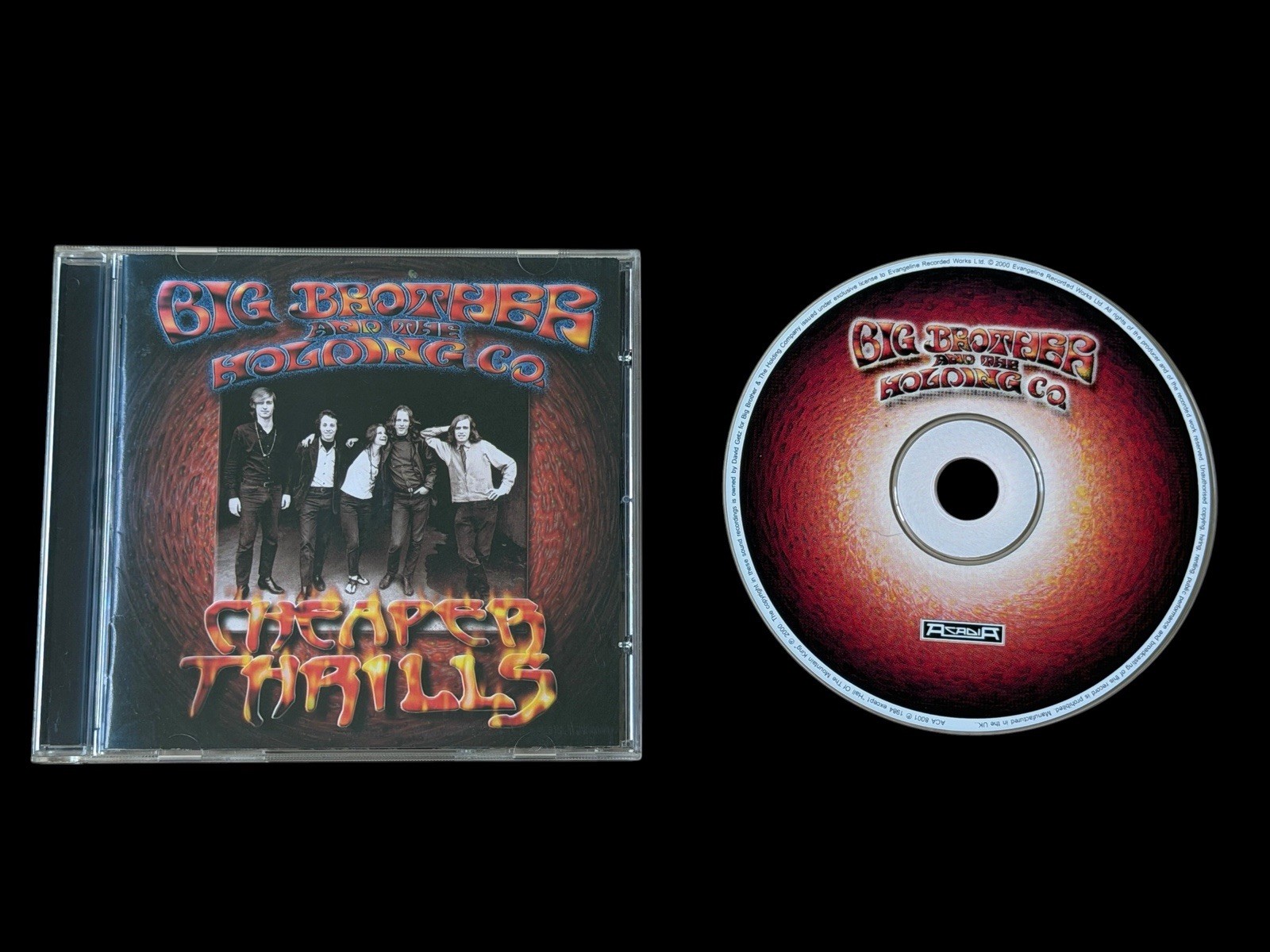 Big Brother & The Holding Co. - Cheaper Thrills CD 2000 Acadia Records ACA 8001