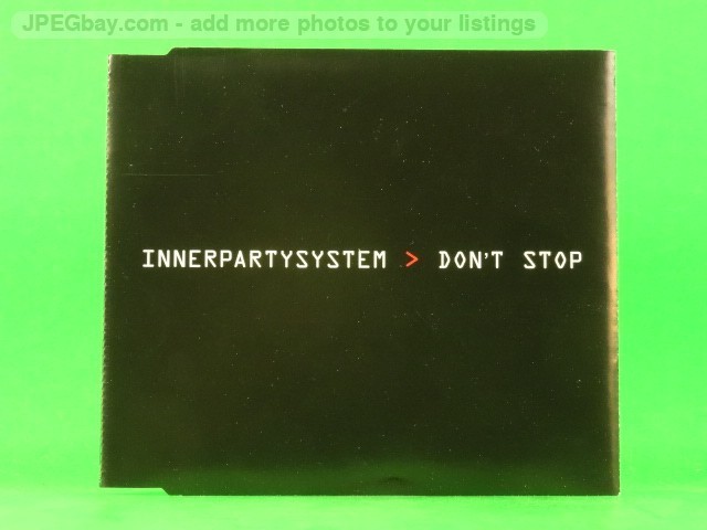 INNER PARTY SYSTEM DON'T STOP (L60) 2 Track Promo CD Single including Picture Sl