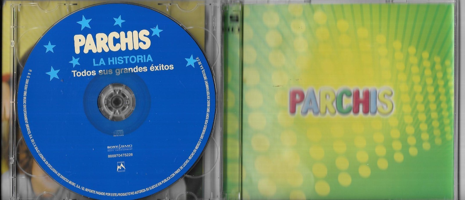 Parchis La Historia CD + DVD Sony/BMG 2006 20 Songs 14 Videos Cae EX Discs NM