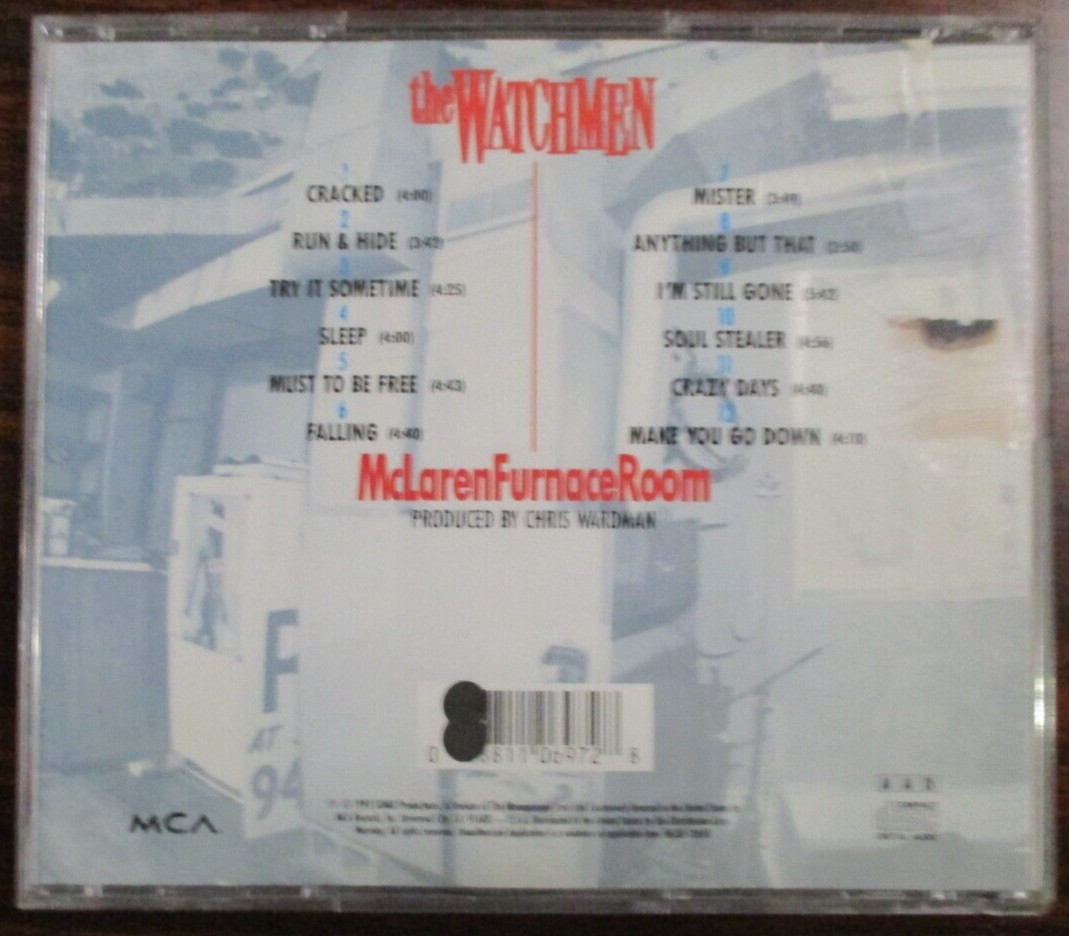 The Watchmen, McLaren Furnace Room, CD, 1993, MCA Records