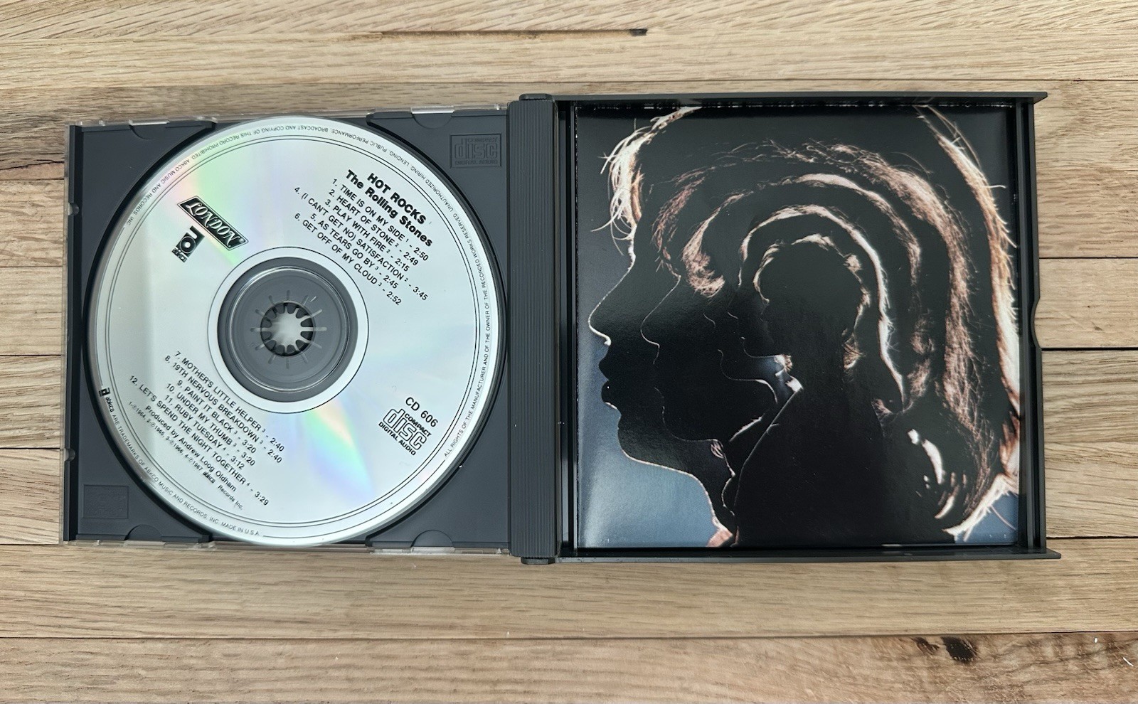 THE ROLLING STONES Hot Rocks 1964-1971 x2 CD Set ABKCO 2CD 606/7 OG 1986 EX