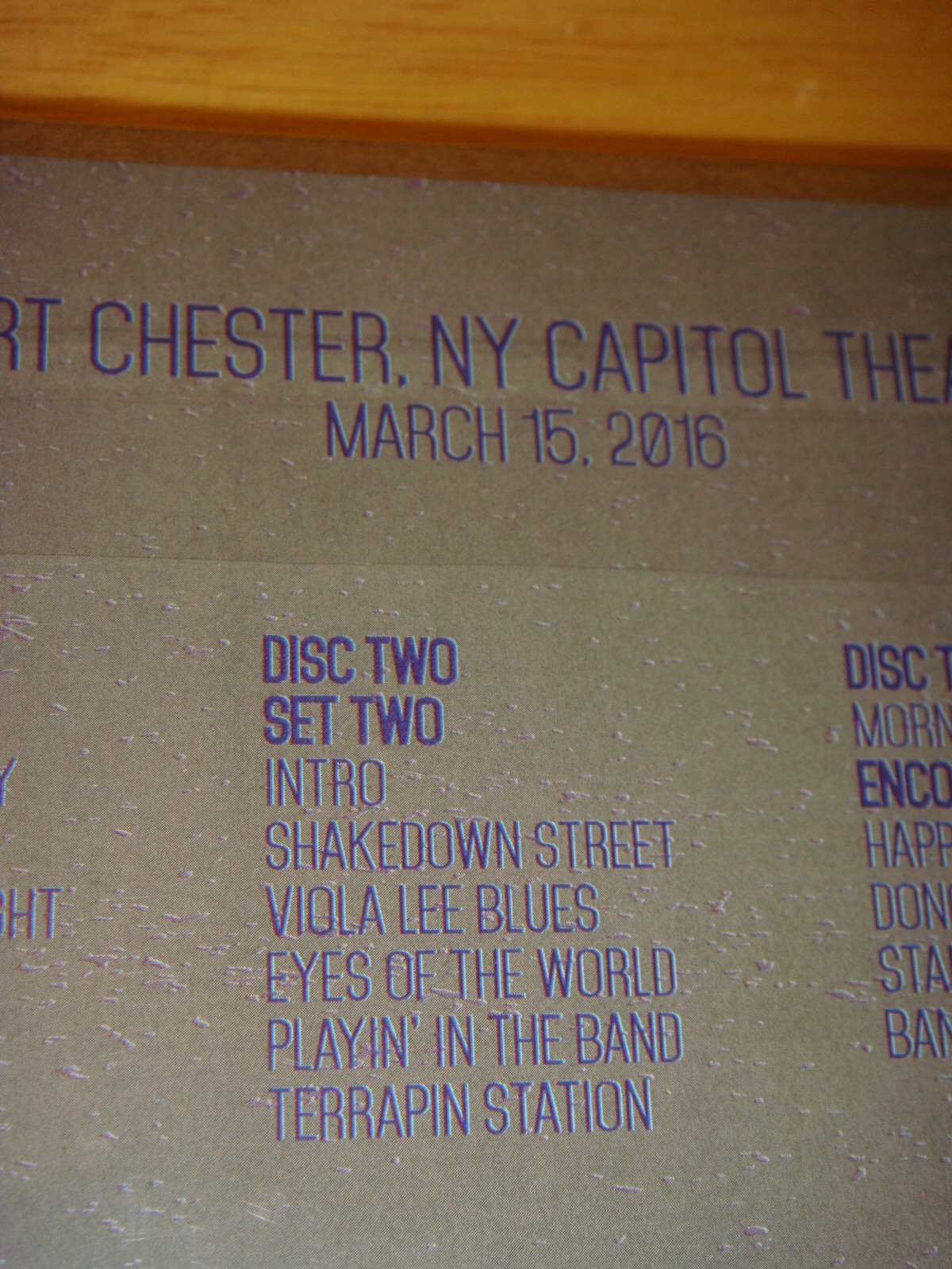 Phil Lesh 76th Birthday LIVE 3/15/2016 Capitol Theatre NY 3 CD NEW grateful dead