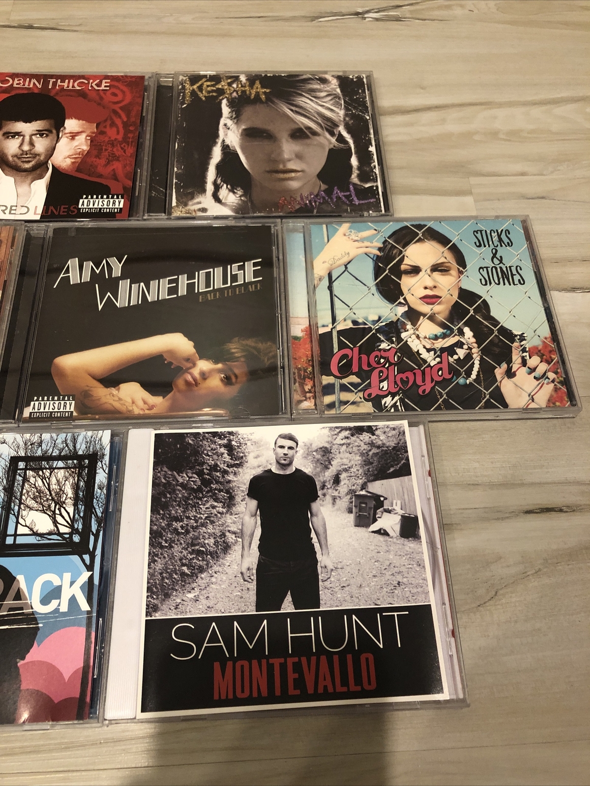 2000s Pop Rock Lot Of 10 Robin Thicke Kesha Sam Hunt Ting Tings Cher Lloyd CDs