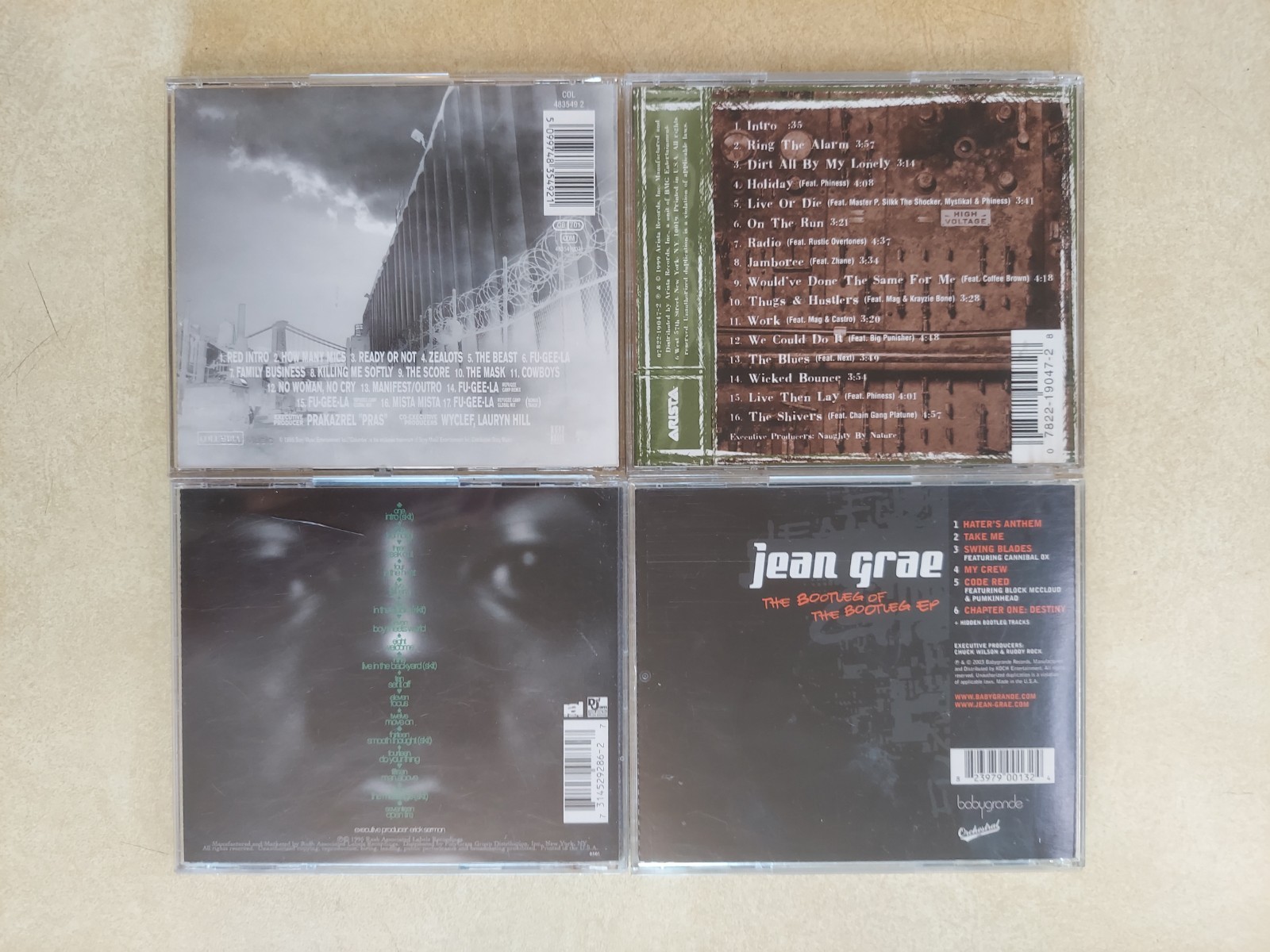 Eat Coast Rap CD Lot of 21 Jay-Z Nas Cam'ron Ja Rule Wale RZA Mobb Deep Camp Lo