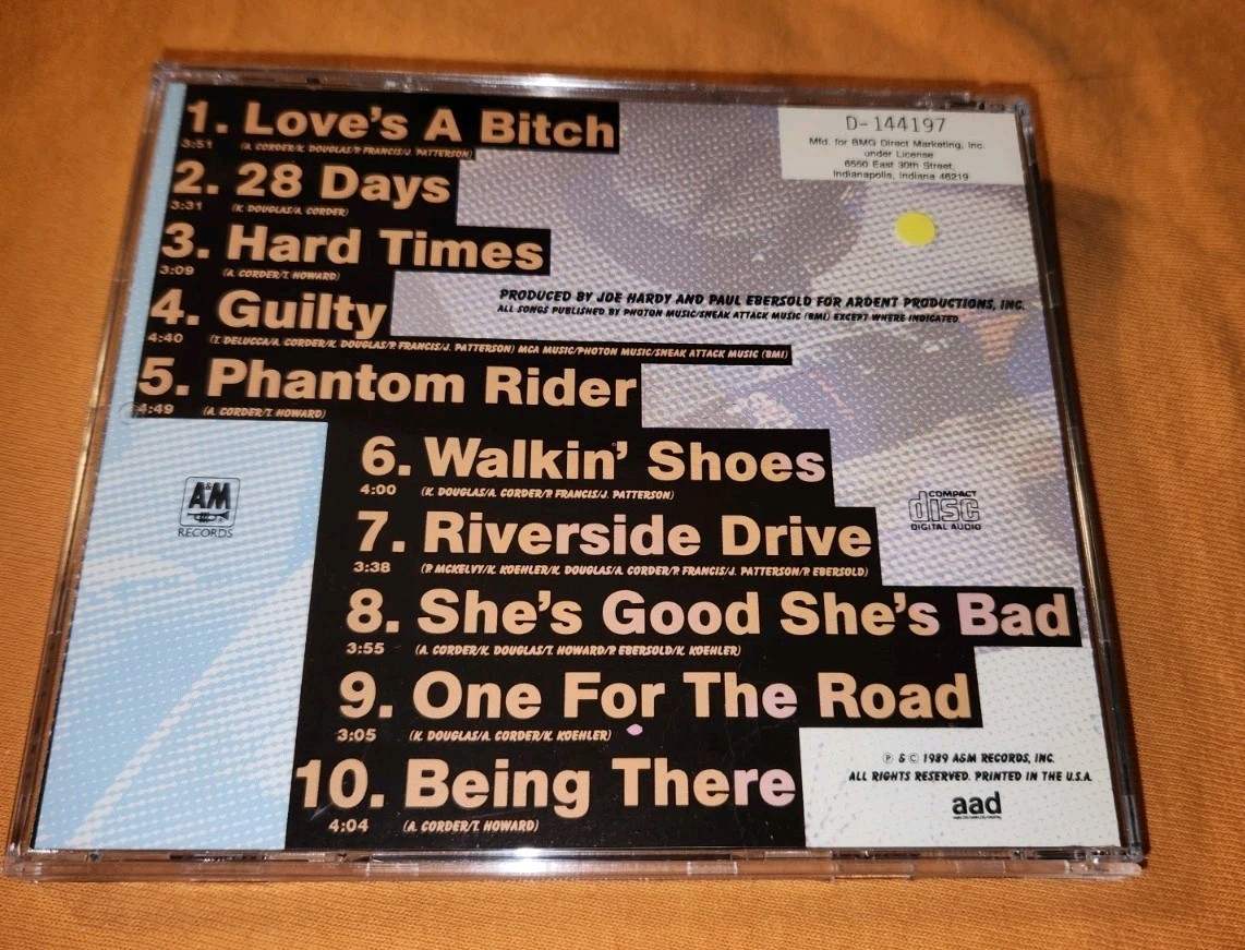 Tora Tora - Surprise Attack CD (A&M Records 1989) Hard Rock Glam Metal