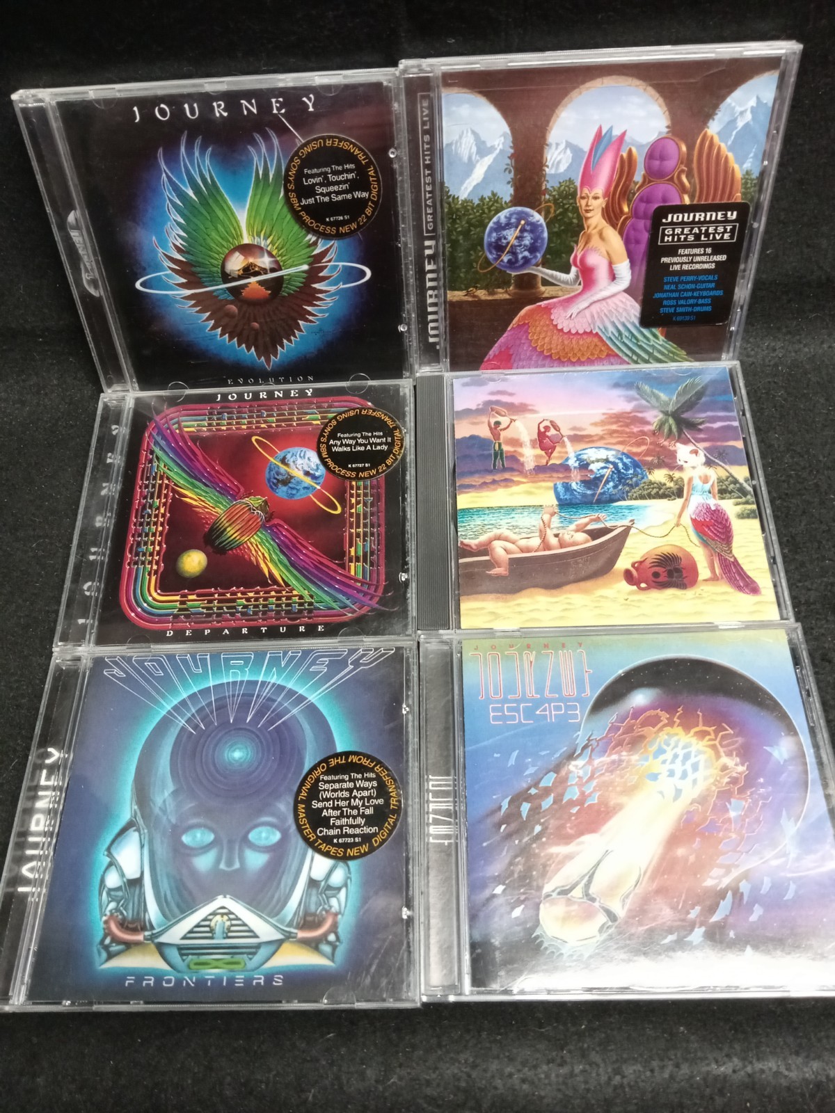 JOURNEY Lot of 6 CDs