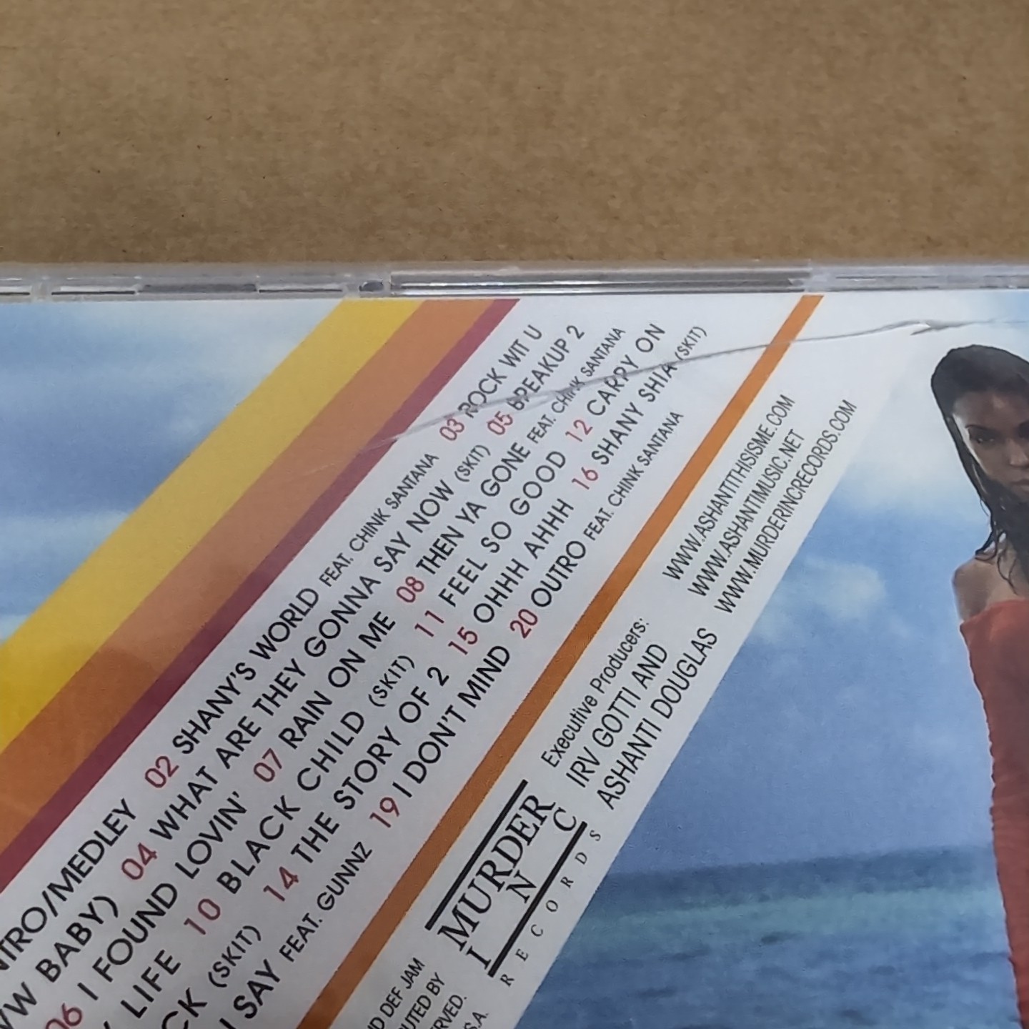 SEALED CD~ ASHANTI~ 2003~CHAPTER II~ ROCK WIT U~ ~ NEW SEALED