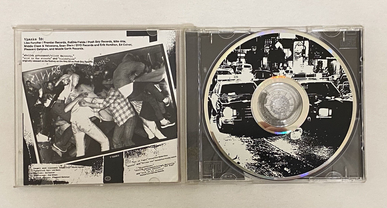 Various Artists - Stage Diving To The Oldies 1995 Restless Records Old LA Punk