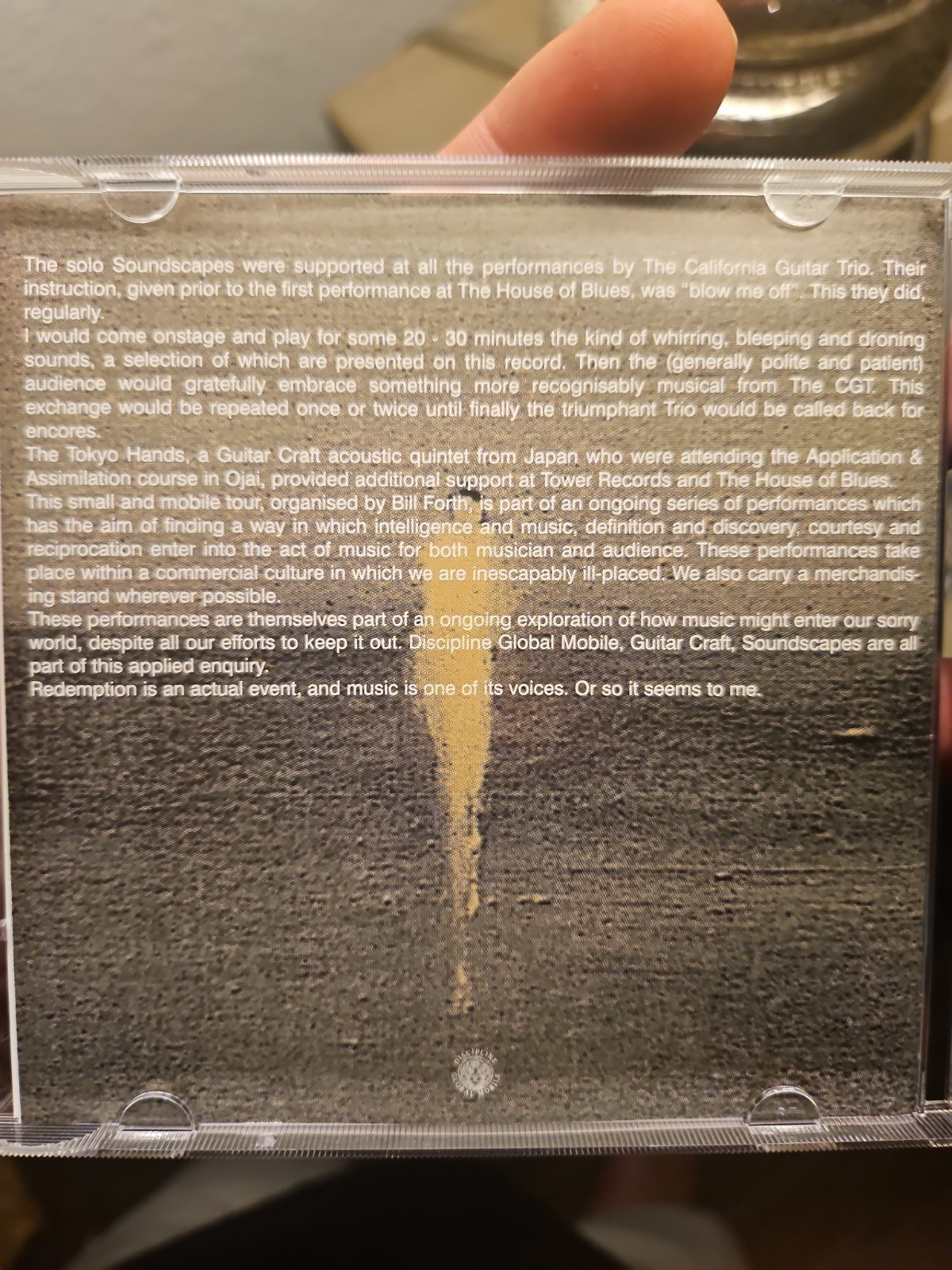 A Blessing of Tears: 1995 Soundscapes, Vol. 2 by Robert Fripp (CD, Aug-1995,...