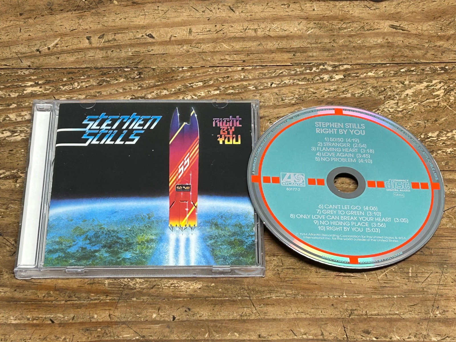 Stephen Stills - Right By You West German target CD. 1984 1st edition Atlantic.