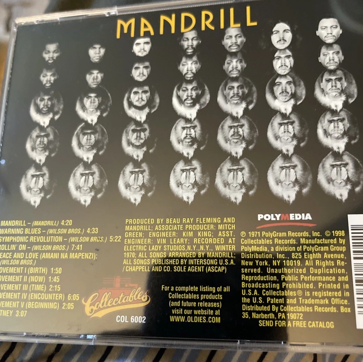 Mandrill by Mandrill CD