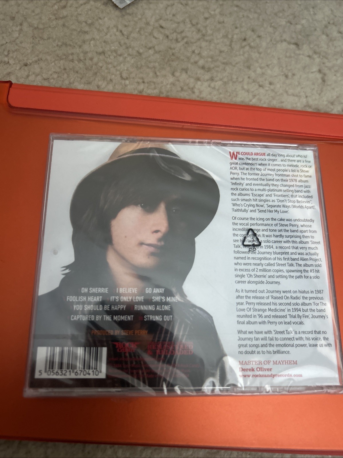 Steve Perry Street Talk CD new Rock Candy Records Reissue Journey