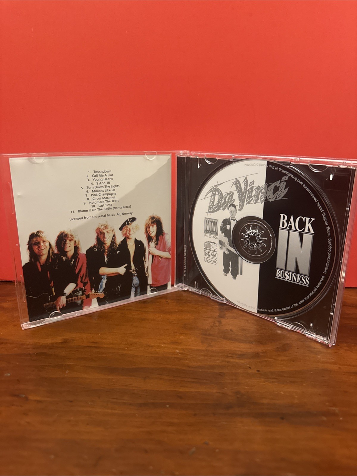Back in Business by Da Vinci (CD, 2006) Da Vinci Music CD Digitally Remastered