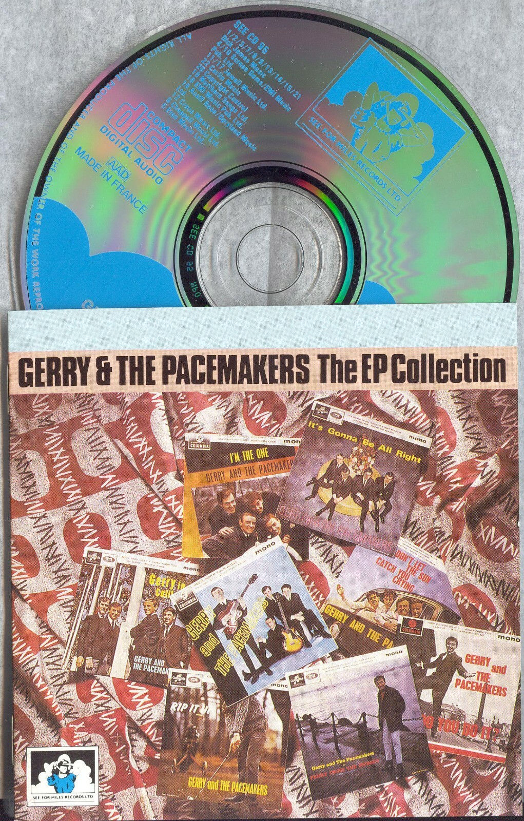 GERRY & THE PACEMAKERS THE EP COLLECTION FRANCE IMPORT SEE FOR MILES CD 22 TRACK