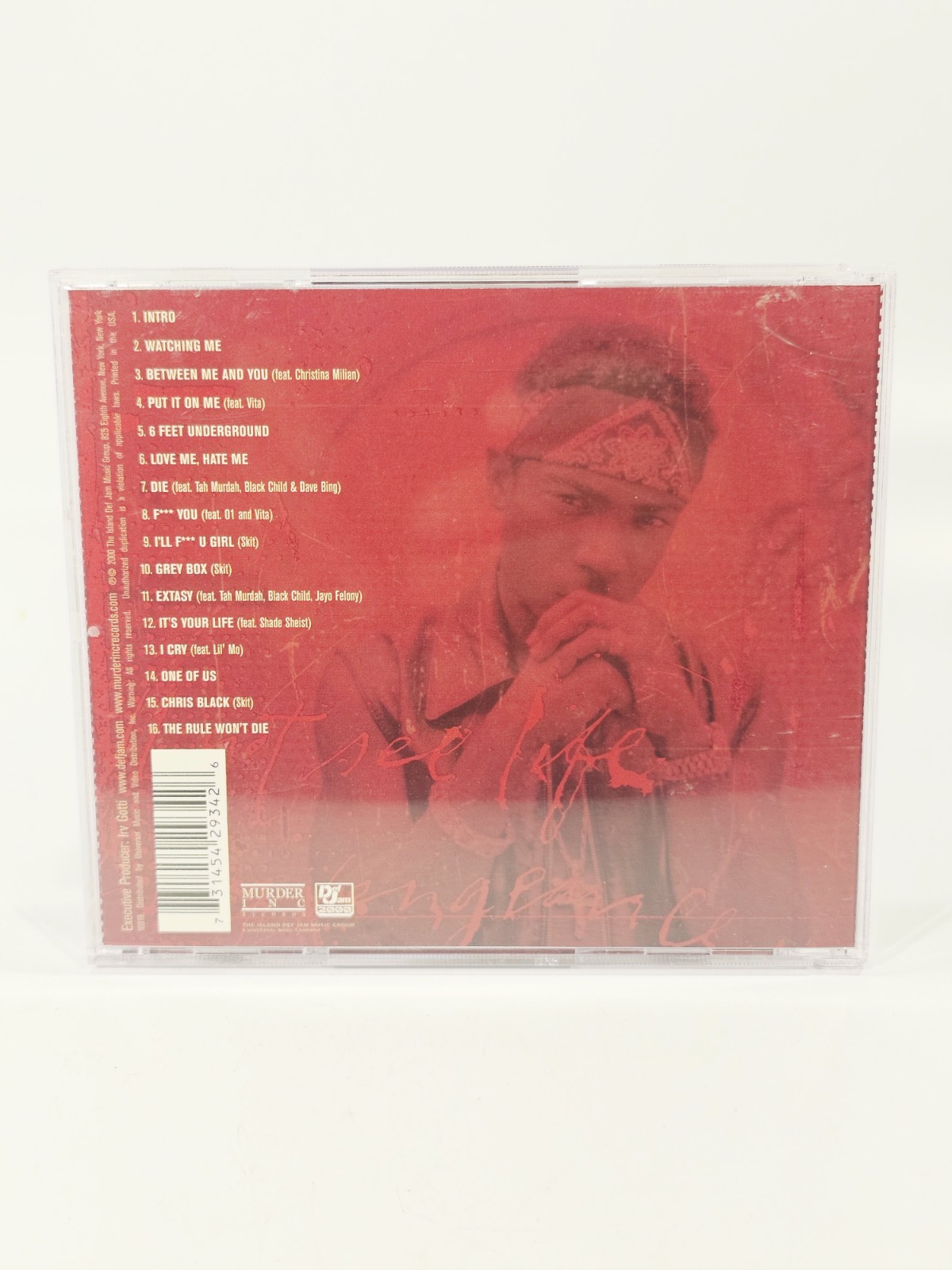 Ja Rule Rule 3:36 CD 2000 Hip Hop Rap Def Jam Murder Inc.