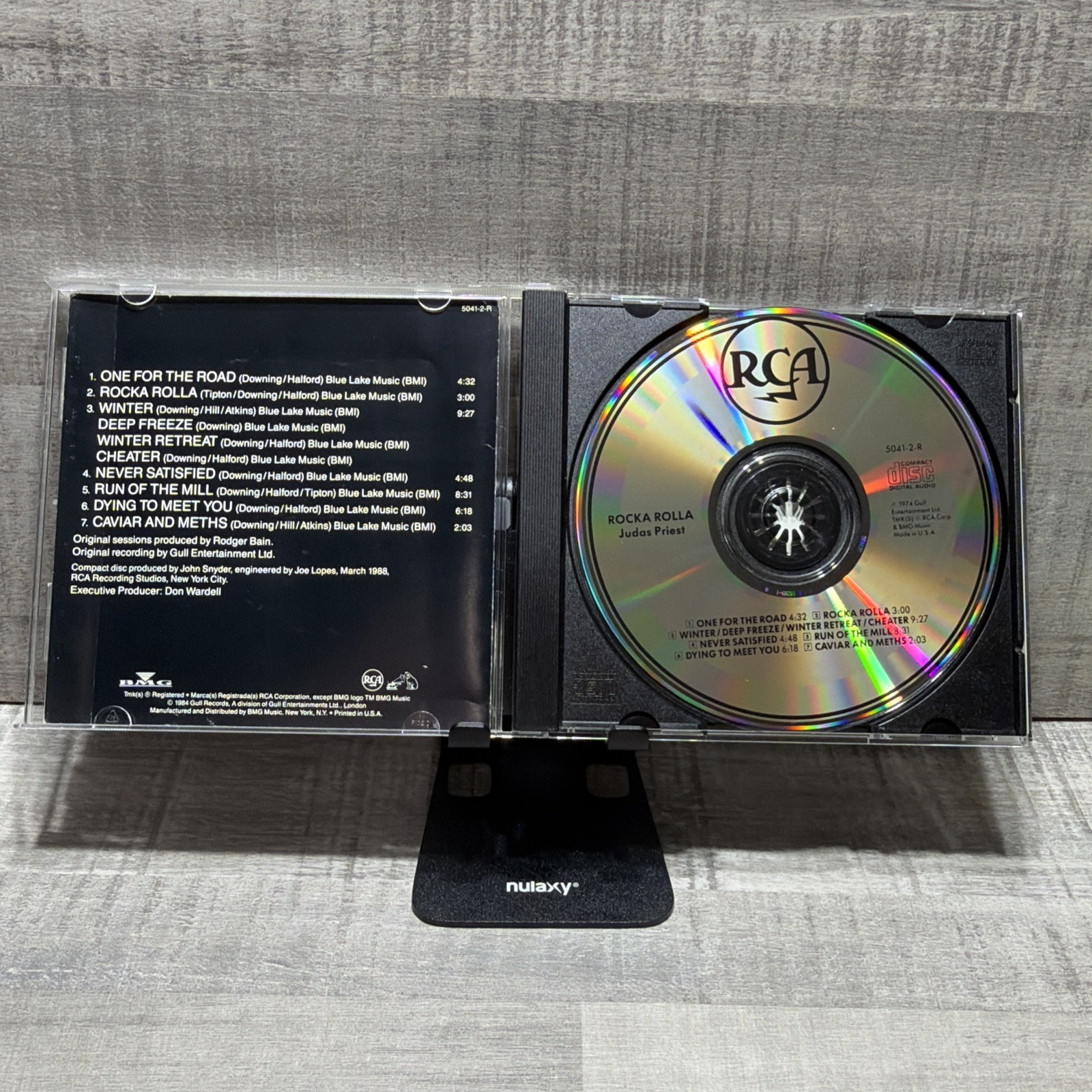Judas Priest Rocka Rolla CD ORIGINAL PRESS! RCA 5041-2-R Rob Halford