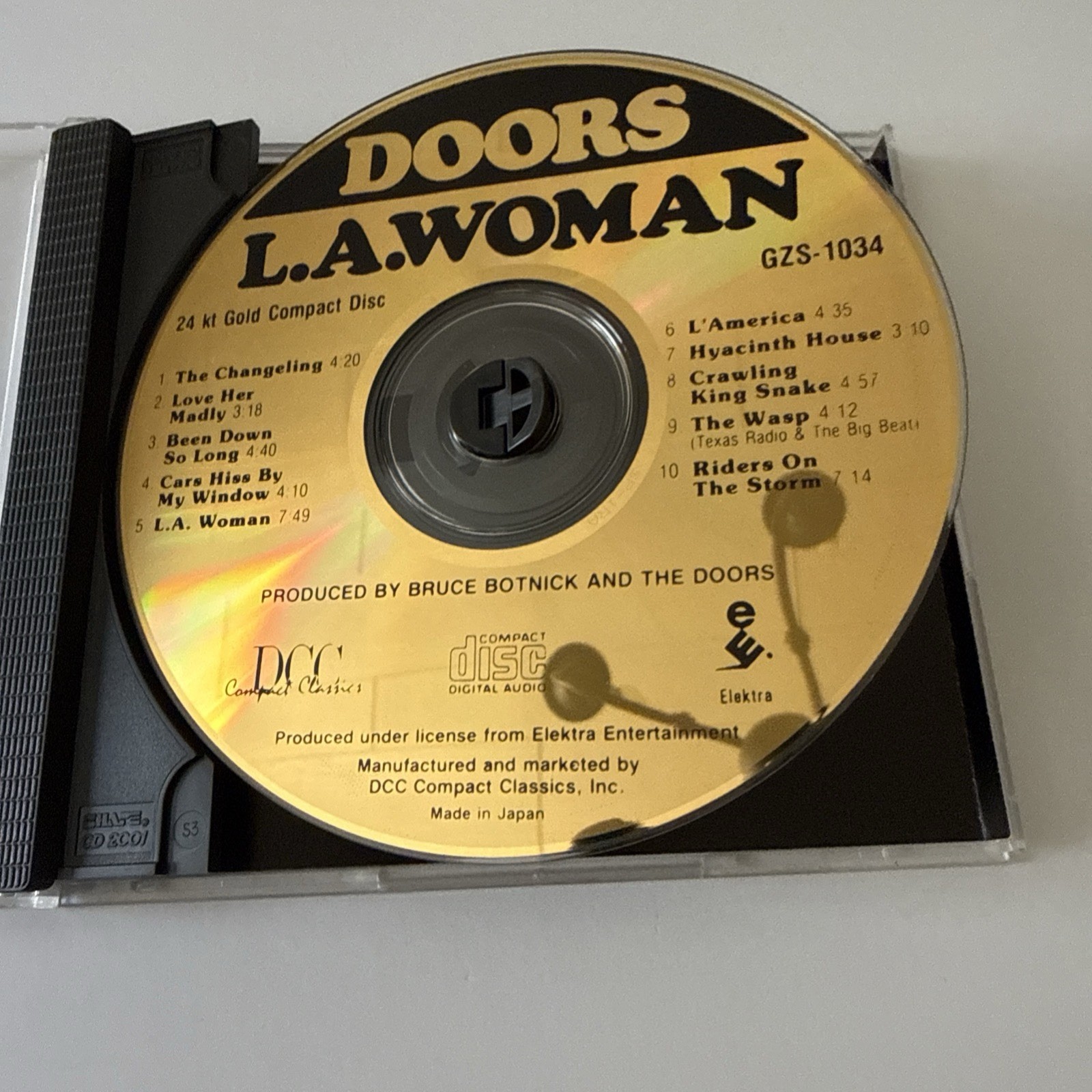 L.A. Woman by The Doors (CD, Mar-1993, DCC) NM/M- Booklet Missing Otherwise Mint
