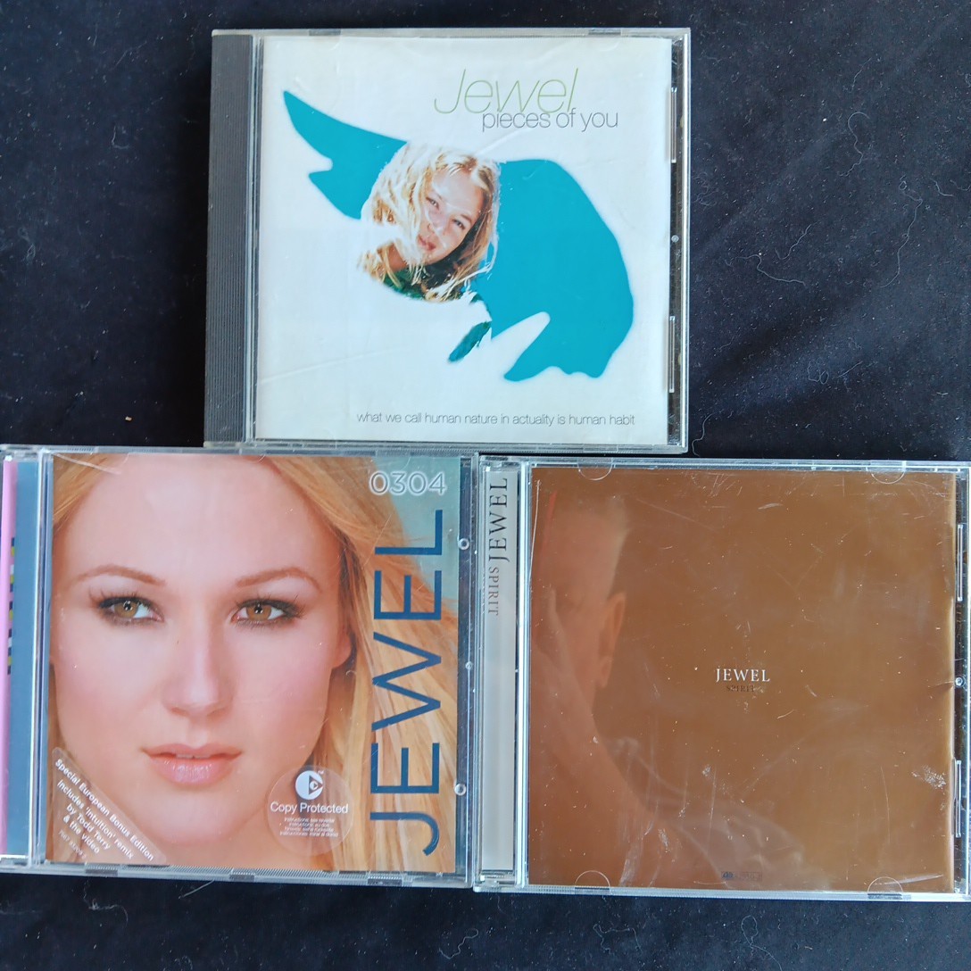 JEWEL 3 CD Lot Carefully Restored LIKE NEW Pieces of You -0304 -Spirit SUPERCLEA