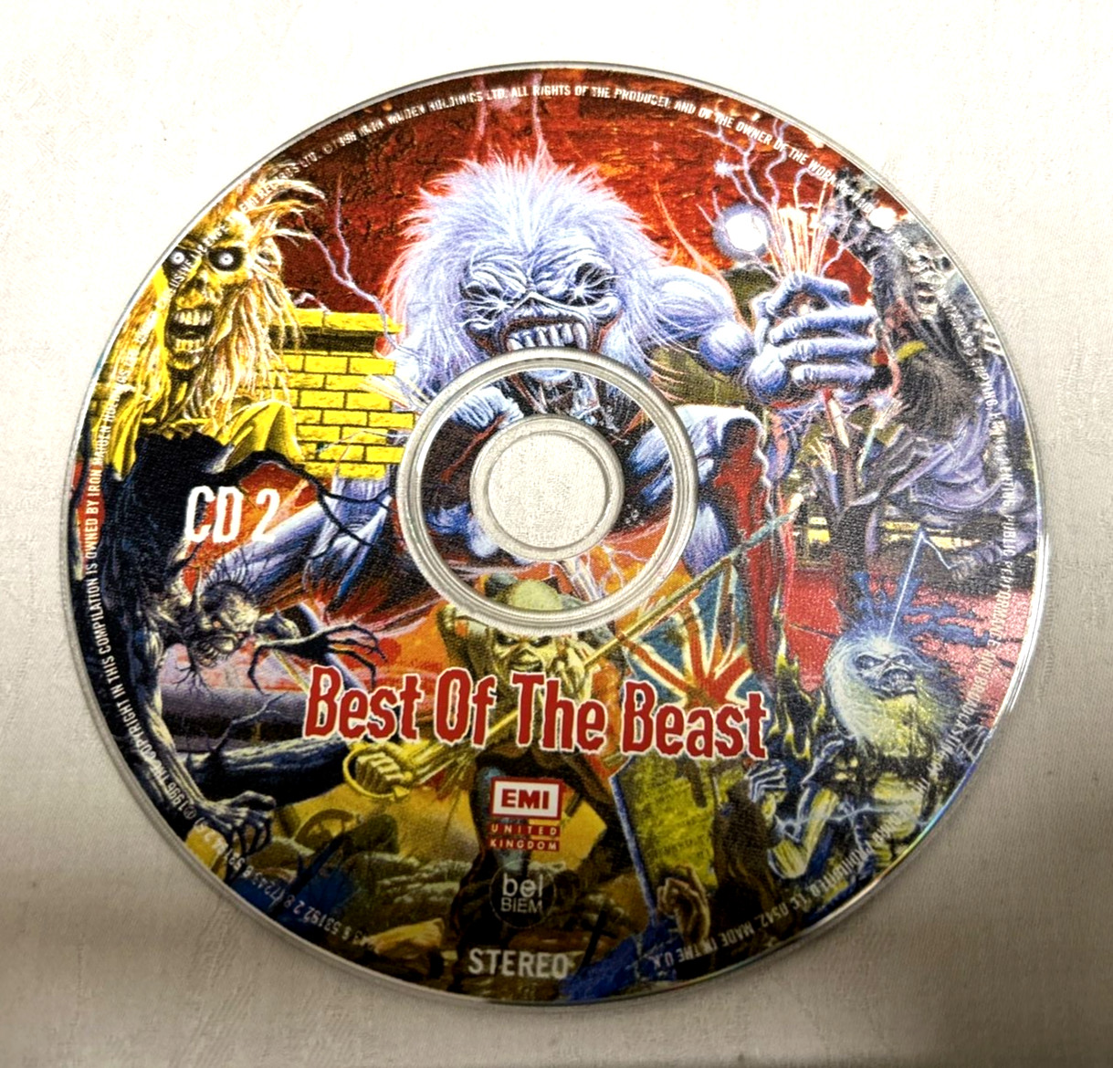 *RARE* IRON MAIDEN-BEST OF THE BEAST-1996 UK IMPORT 2-CD BOXSET WITH BOOKLET EMI