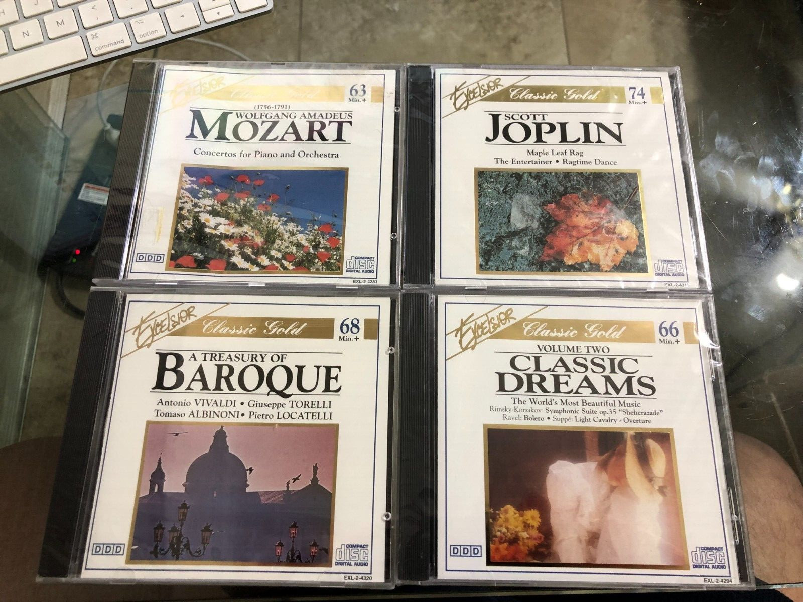 LOT OF 4 EXCELSIOR CLASSIC GOLD CDS NEW FACTORY SEALED