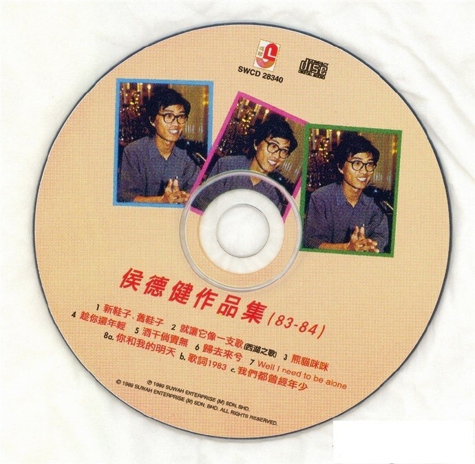 Hou De Jian 侯德健 ‎1983-1984 作品集 Reissued CD 复刻版 Malaysia Edition Free Shipping