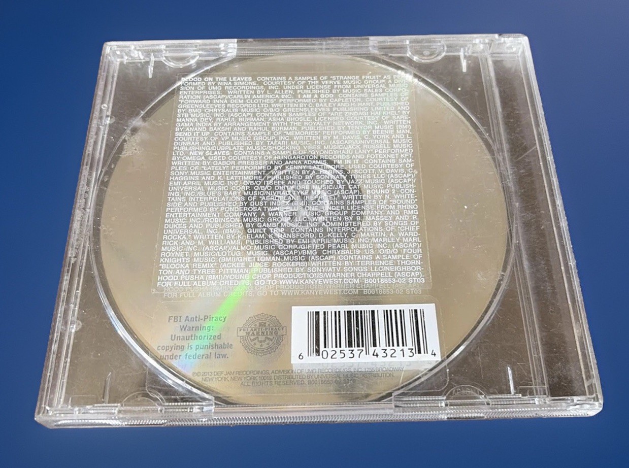 Kanye West Yeezus CD (2013) Daft Punk Travis Scott Excellent Condition Ye