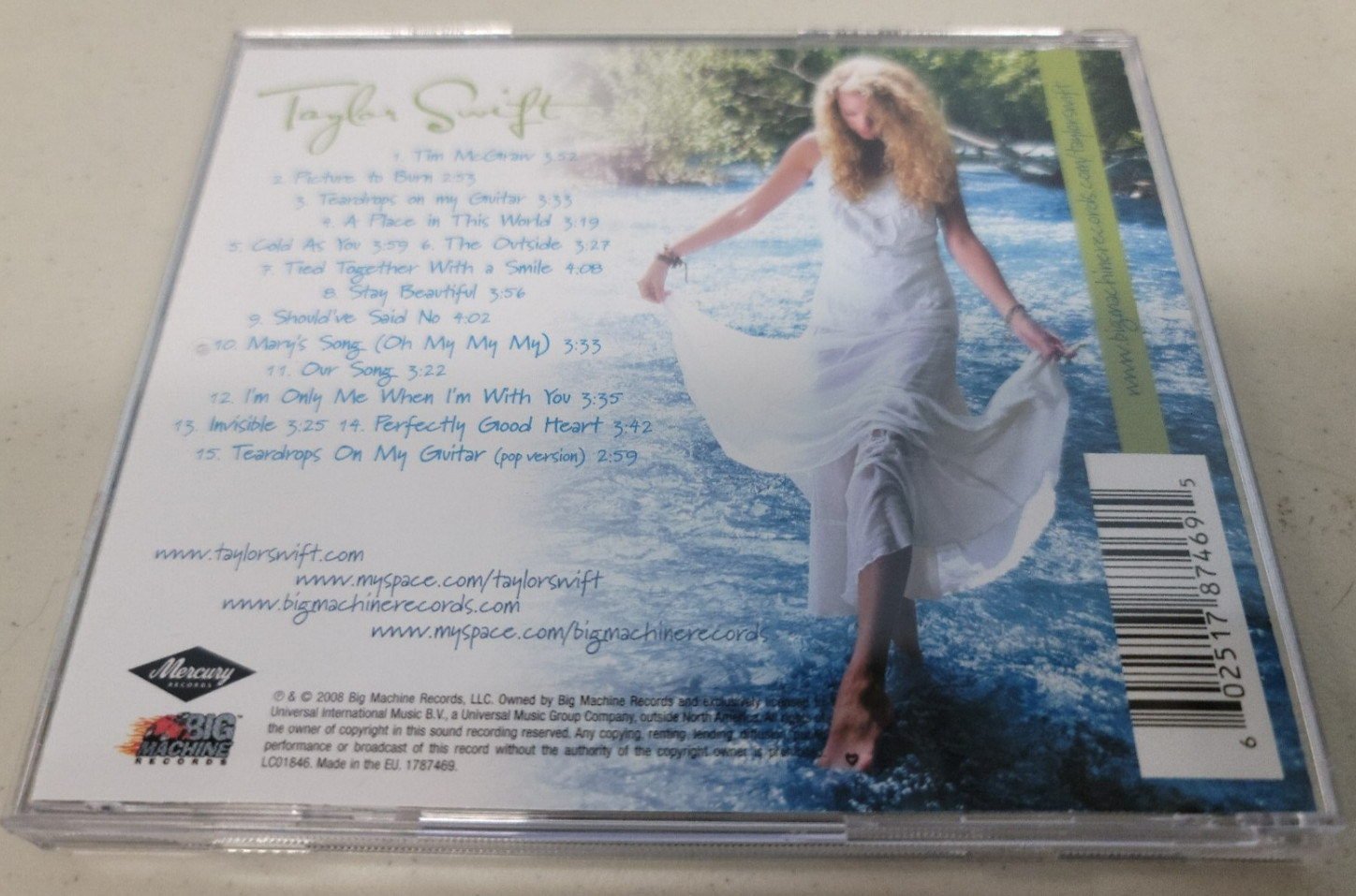 Taylor Swift - Taylor Swift (CD) MISSING COVER BOOKLET